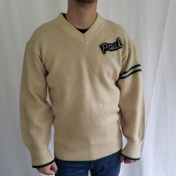 Vintage Other - 50s/60s High School Wool Sweater